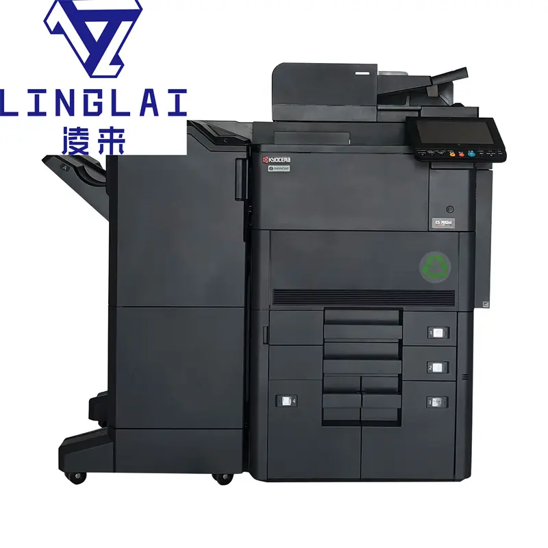 Sıcak tarzı kullanılan fotokopi satılık A3 kullanılan yazıcı fotokopi için Kyocera Taskalfa 7052ci yeniden üretilmiş fotokopi makineleri