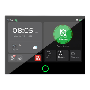FSK 433MHz inalámbrico GSM SMS Smart Wifi seguridad hogar sistema de alarma antirrobo con pantalla LCD grande - Product Image 1