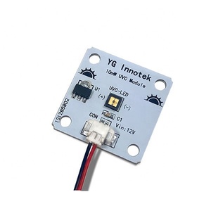 単一の3WLEDを備えたPCB 265nm275nm280nmとUVC LED60アングルUVLEDレンズライトボード - Product Image 3