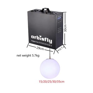 Fase RGB 3D effetto programma Design LED DMX sfera cinetica sfera luce DMX512 controllo argano paranco - Product Image 2