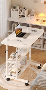 Mesita de noche multifuncional para hospital con tiras de protección Mesa de cama ajustable de acero duradero - Product Image 3