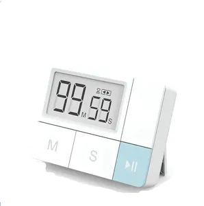 Magnete da cucina Timer piccolo conto alla rovescia digitale con supporto posteriore Clip forte grande Display LCD Timer di cottura per i bambini - Product Image 3