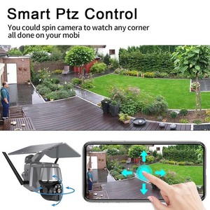 Q7ソーラーPTZ Wifiネットワークカメラ4G SIMカード2/4MP HD APPワイヤレスリモートガードマイク監視セキュリティIPカメラ - Product Image 6