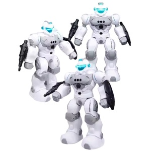 2024 Robot intelligente RC giocattolo elettronico di plastica per la programmazione di controllo dei gesti di musica leggera per bambini funzioni sonore da passeggio - Product Image 5
