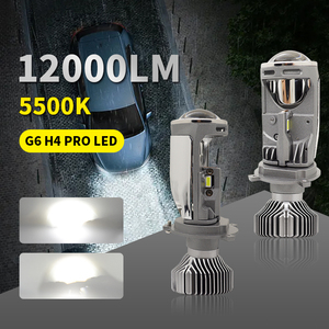 12V <strong>24V</strong> Auto <strong>LED</strong> Headlight Bulbs High Low Beam G6-H4 Car Lamp Mini Projector Lens Conversion Kit Auto <strong>LED</strong> <strong>Lights</strong> for Car - Product Image 6