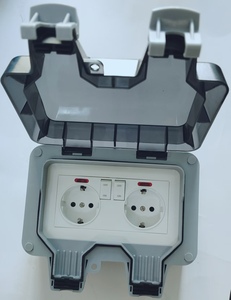 <strong>New</strong> Outdoor European Standard with Switch Indicator Waterproof Switch Socket Box - Product Image 2