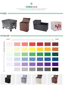Collapsible <strong>Fabric</strong> Cube Storage <strong>Bin</strong> (10.5&quot; X 10.5&quot;) Foldable Cube Storage <strong>Bin</strong> - Product Image 6