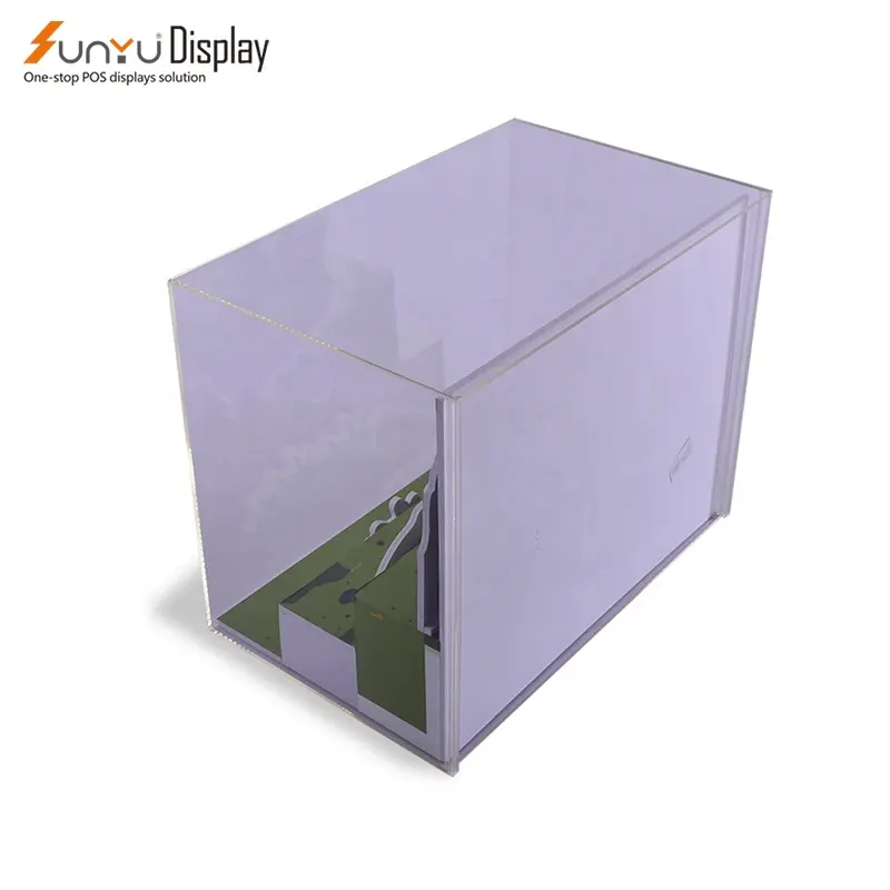 Custom Design 3 Tier Clear Figures Vitrine Acryl Speelgoed Pop Display Display Box