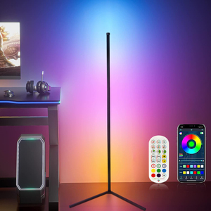 Toptan LED kat atmosfer ışığı oturma odası Led akıllı kızılötesi kumanda ile RGBW parlak lamba - Product Image 1