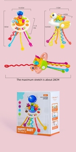 สายรัดซิลิโคนสำหรับฝึกทักษะการรับรู้สีของเล่นเพื่อการศึกษาเพื่อพัฒนาการทางประสาทสัมผัส - Product Image 5
