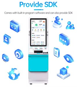 Tự dịch vụ thanh toán thiết bị đầu cuối tiền mặt đăng ký <span class=keywords><strong>kiosk</strong></span> với 32/43 inch màn hình cảm ứng SDK kích hoạt A4 Scanner - Product Image 5