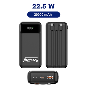 PD 22.5W Fast Charge 20000mAh Portable Power Bank <strong>Type</strong>-C <strong>Input</strong> Wireless Mobile Phone Charger 10000mAh 20000mah for All <strong>Devices</strong> - Product Image 2