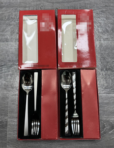 Thanh Lý Bán-12 cái thiết lập dao kéo, 6 bữa ăn tối thìa & 6 dĩa, giảm giá Bộ đồ ăn - Product Image 3