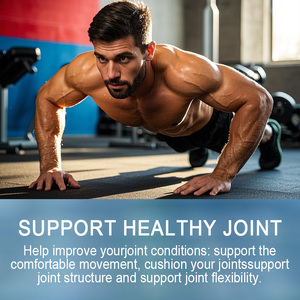 Gommes à la chondroïtine glucosamine sans sucre Supplément de chlorhydrate de glucosamine Gummy pour le soutien de la santé des articulations - Product Image 3