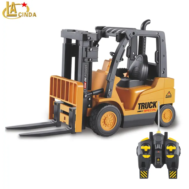 Heavy trucks Forklift model toys 6channel remote control engineering truck for sale