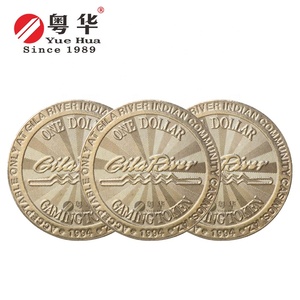 为街机定制带有个性化标志的金属游戏令牌 - Product Image 5