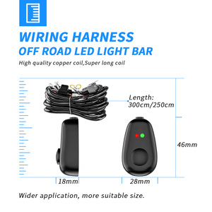 DXZ genel motorlar kordon yuvarlak anahtarı açık/açık/kapalı konektör düğmesi anahtarı gidon ön far sis lambası kontrol anahtarı DC12V - Product Image 2
