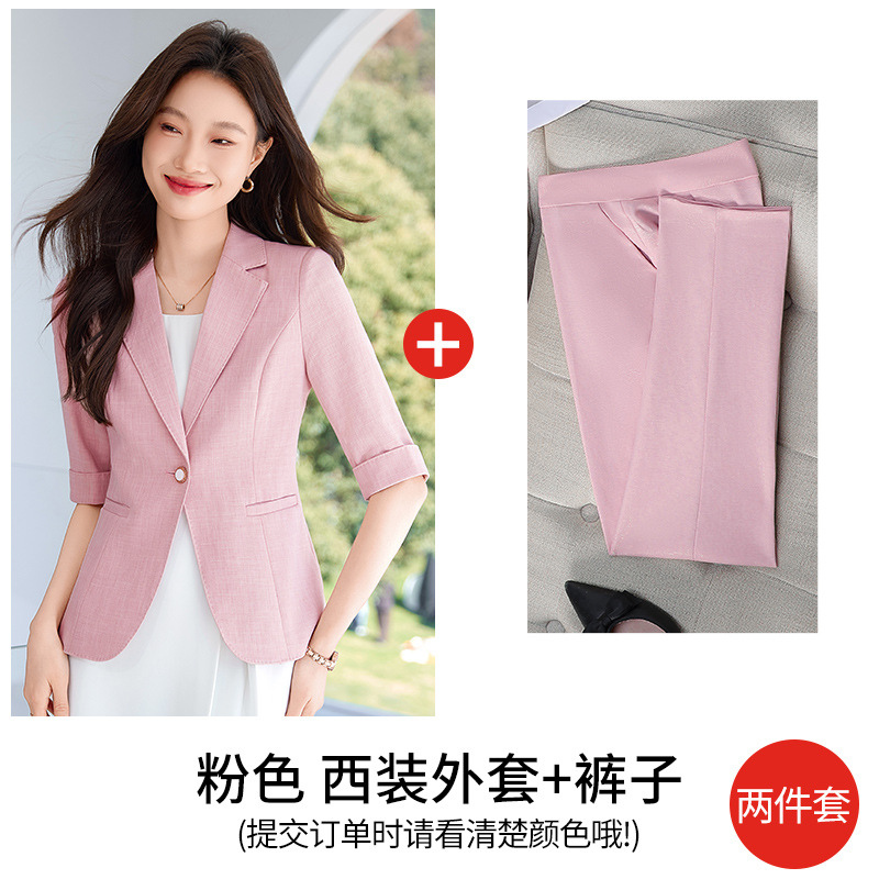 pink suit