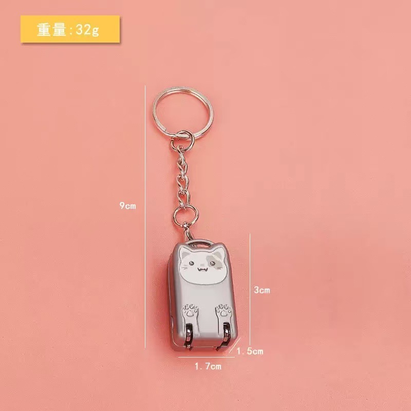 Silver + keychain