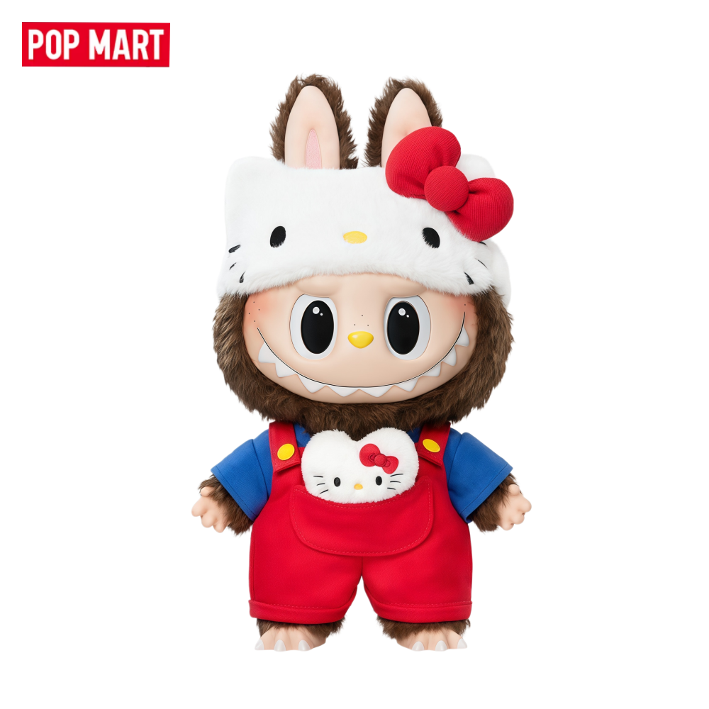 POPMART i MONSTRI HELLO KITTY Bambola di Peluche in Vinile Labubu