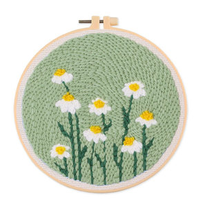 3 PCSパンチニードル刺Embroideryキット初心者向けパンチニードルキットSdultsキッズパンチニードルマグラグクロスステッチ