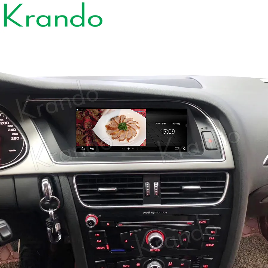 Krando Android 10,0 8G 128G ROM 8,8 ''IPS автомобиля радио для Audi A4 A4L A5 2009-2016 мультимедиа оригинальный стиль беспроводной Carplay GPS