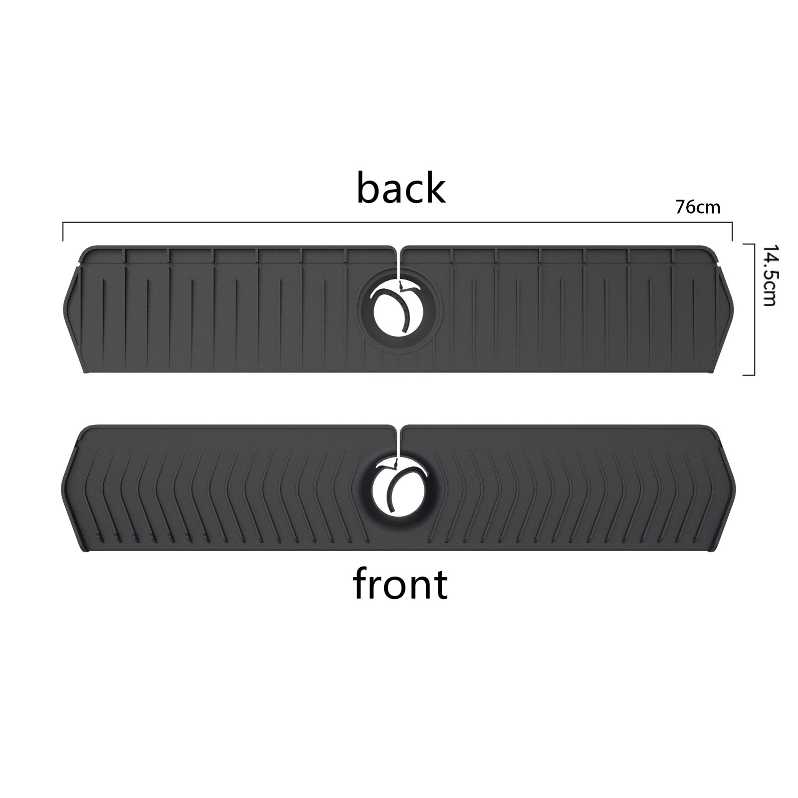 30 pulgadas grifo negro mat