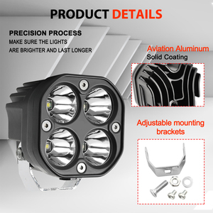 Araba için 3 inç spor ışık 4x4 Led sis sürüş araba ışıkları sürüş yardımcı lamba araba kamyon için Led çalışma ışığı - Product Image 5