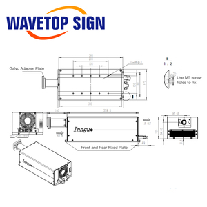 用于玻璃/PCB标记3D打印机的waveetopsign 355nm二极管泵浦固态激光源5w UV激光模块 - Product Image 3