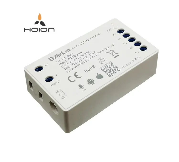 Interruptor inteligente wifi tuya 4ch * 4a DC12-24V tuya, regulação do fluxo luminoso para a tira do diodo emissor de luz