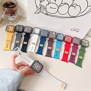For <strong>Apple</strong> Watch Silicone Strap Hand case 2-in-1 Set 7se8 ForApple Silicone Strap - Product Image 5