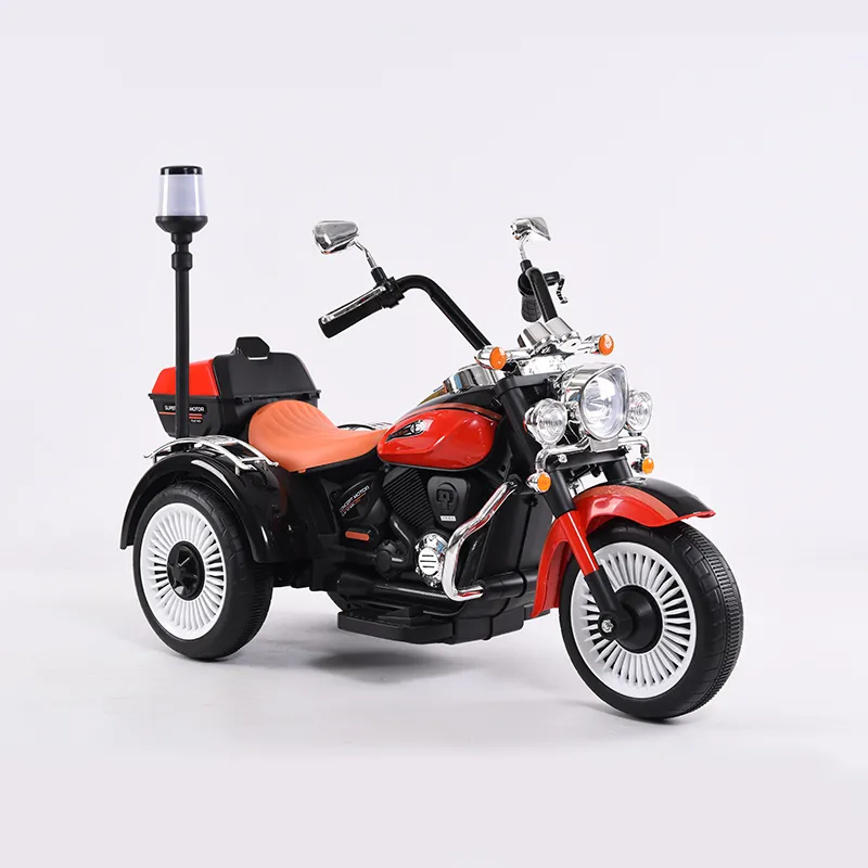 دراجة نارية كهربائية للأطفال بتصميم جديد دراجة بثلاث عجلات للأطفال سيارة يمكن الركوب عليها ببطارية 12 فولت سيارة لعبة كبيرة للأطفال RC دراجة نارية كهربائية