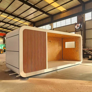 Hot Bán Prefab Sang Trọng Nhỏ Của Apple Cabin Nhà Nhanh Chóng Xây Dựng Đúc Sẵn Di Động 20ft 40ft Văn Phòng Pod Cách Âm Container Nhà - Product Image 4