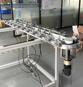 KNK Single Workstation Last 30kg Runde Produktions automatisierung Maschinen führung Chian Förderer führung Fließband system - Product Image 4