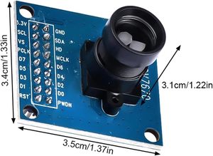 マイクロコントローラ制御用のFIFO STM32開発ボード付きOV7670カメラモジュール - Product Image 2
