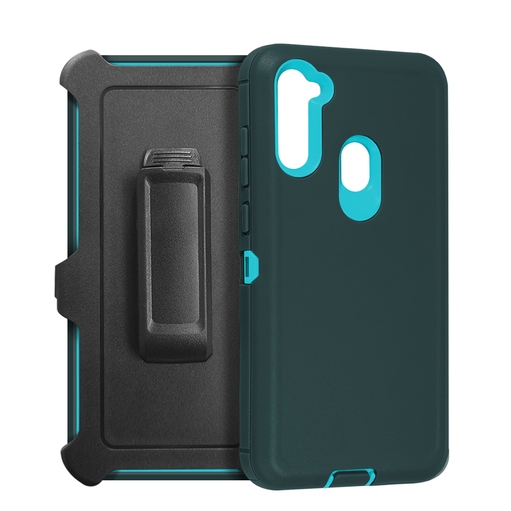 Dark green+teal