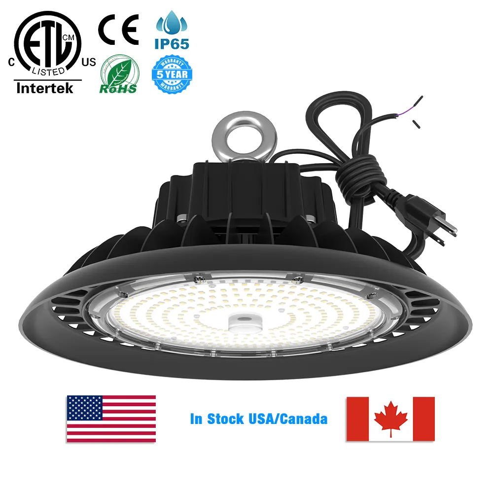 Bisa pengiriman gudang lampu Led Ufo High Bay 100w lampu gudang Highbay