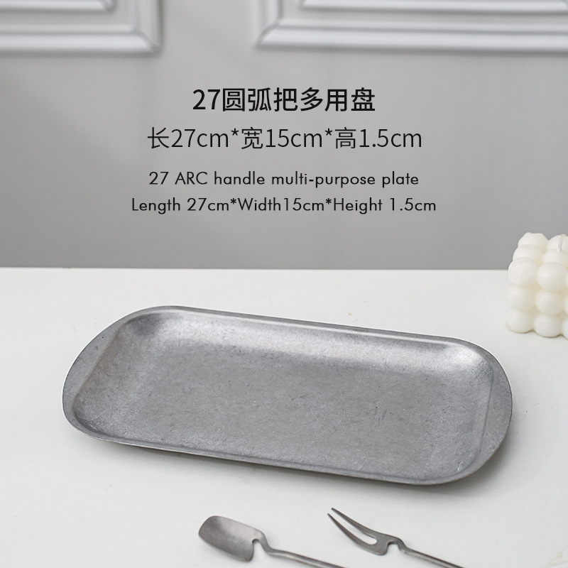 Gris 27*15*1.5cm arc plateau multi-usages