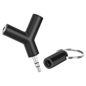 用于手机的2合1 y型便携式3.5毫米Aux音频分离器3.5插孔音乐共享适配器全新条件DC输出 - Product Image 4