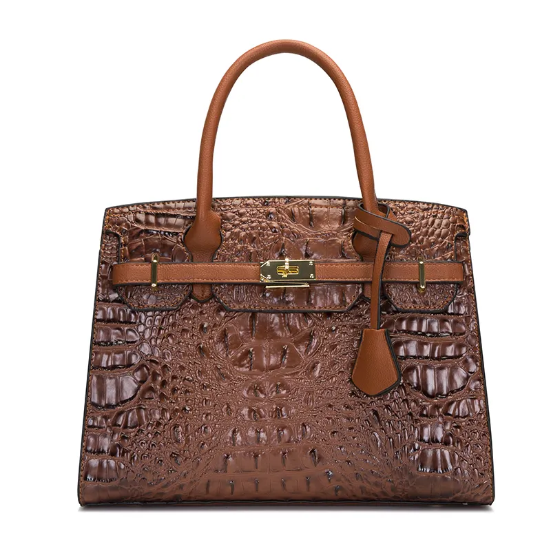 Guangzhou bag mercato all'ingrosso Vintage Classic Fashion grandi borse per le donne luxury black crocodile tote bag