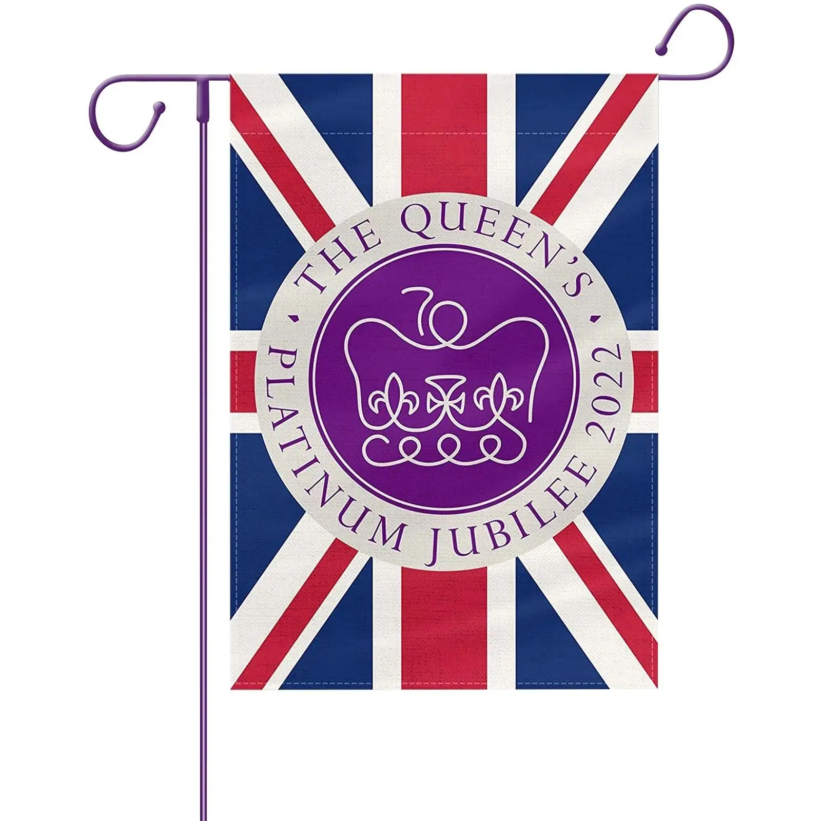 Huiyi 70. Jahrestag Flaggen von England Party Dekoration benutzer definierte Garten Flagge