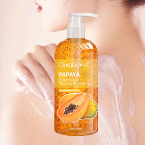 เจลอาบน้ำมะละกอเพิ่มความสดชื่นวิตามินซีให้ความชุ่มชื่นผลิตภัณฑ์ล้างหน้าร่างกายฉลากตามสั่ง - Product Image 4