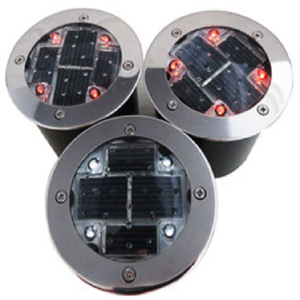 4 LEDソーラーパワー埋設ライト - Product Image 3