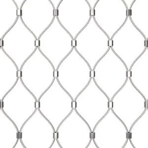 BRAND 2X2 3X3 4X4 6X6INCH HOLE <strong>SIZE</strong> <strong>MESH</strong> 1 1.2 1.5 2 3 5MM DIAMETER WIRE ROPE <strong>MESH</strong> for ZOO - Product Image 2