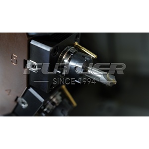 <strong>CNC</strong> Metal <strong>Lathe</strong> <strong>with</strong> <strong>C</strong> <strong>Axis</strong> Tool Turret and Double Spindle Designed for Industrial Precision Machining - Product Image 6