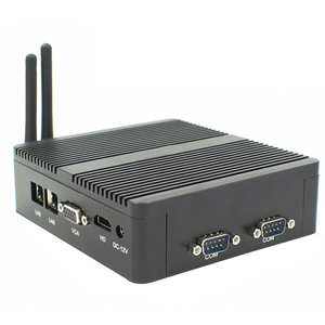 Fansız pc bilgisayar Intel celeron 1900 HD + VGA 2 Gigabit LAN 2COM Win10 pc oyun bilgisayarlar dizüstü bilgisayarlar ve masaüstü bilgisayarlar için VOIP - Product Image 4
