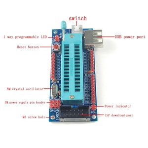 ATmega8 ATmega48 ATMEGA88 Development Board AVR (NO Chip) New Diy Electronic Module Diy Kit Pcb Board USB Interface