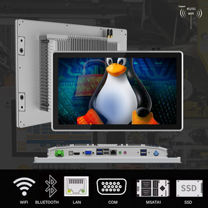 Industrial Pc 15.6 Inch Hmi <strong>Linux</strong> Android IP65 Waterproof 10.4 12.1 15 17 19 Inch Touch Panel Embedded Industrial Pc <strong>for</strong> Windows - Product Image 2