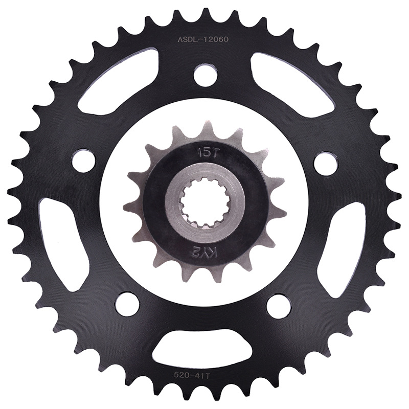 Jeu de pignons de taille noire