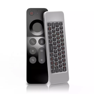 W3 2.4G Wireless Voice Air Mouse Remote <strong>Controller</strong> Mini <strong>Keyboard</strong> for Android TV BOX Windows Mac OS Linux Gyroscope Remote - Product Image 3